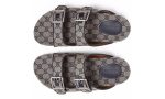 Gucci GG Supreme double-strap sandals - Dubai Sneakers