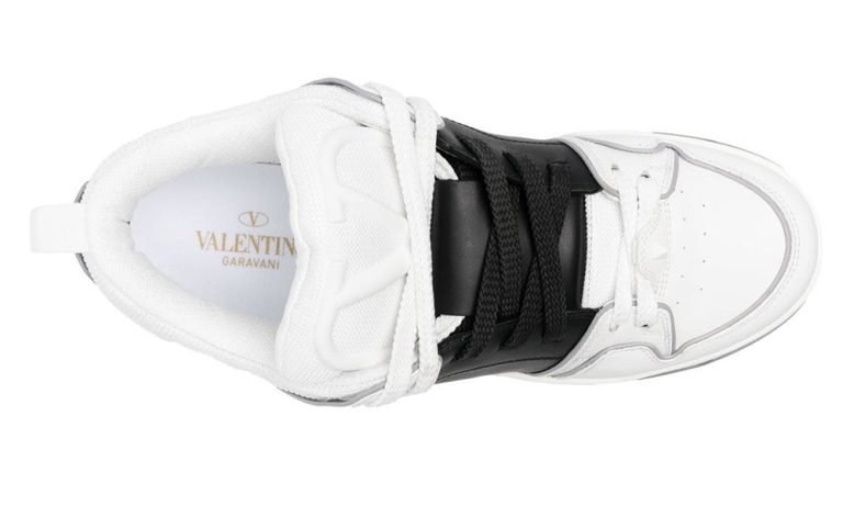 Valentino Garavani Open Skate low top sneakers "Black - White" - Dubai Sneakers