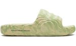 Adidas Adilette 22 Slides "Cream White/Green" - Dubai Sneakers