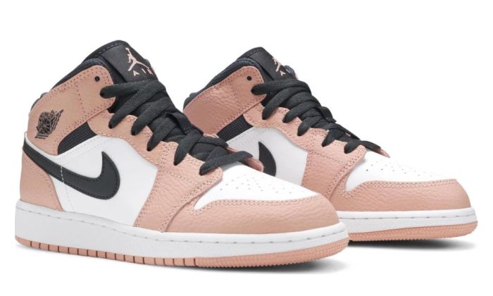 Air Jordan 1 Mid GS 'Pink Quartz' - Dubai Sneakers