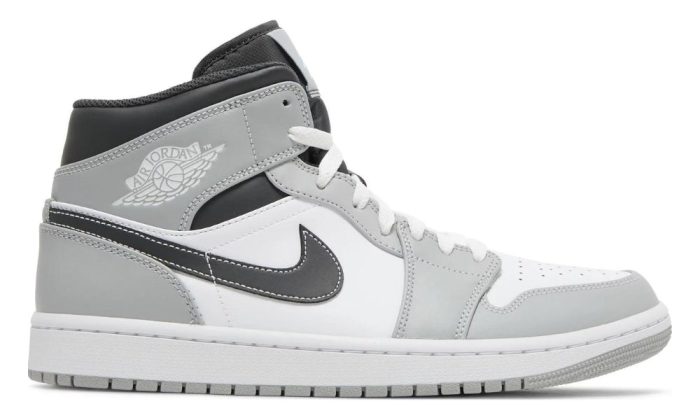 Air Jordan 1 Mid 'Light Smoke Grey' - Dubai Sneakers