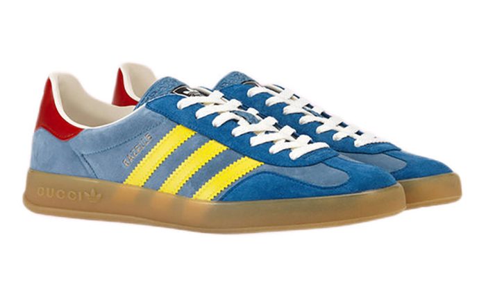 Adidas x GUCCI Gazelle 'Light Blue Suede' - Dubai Sneakers