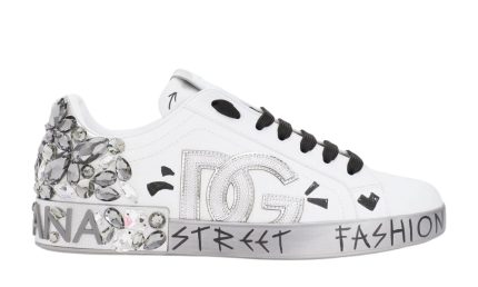 DOLCE & GABBANA  White ‘Portofino’ Sneakers - Dubai Sneakers