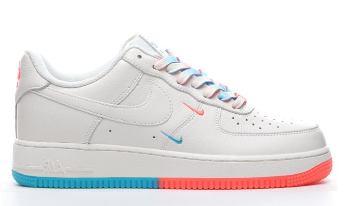 Nike Air Force 1 "07 Low White Blue Orange" - Dubai Sneakers