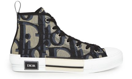 Dior B23 High 'Maxi Dior Oblique - Beige Black' - Dubai Sneakers