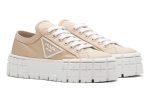 Prada Gabardine Wheel Platform 'Light Brown' - Dubai Sneakers