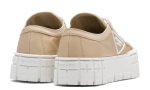 Prada Gabardine Wheel Platform 'Light Brown' - Dubai Sneakers