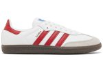 Adidas Samba OG 'White Scarlet' - Dubai Sneakers