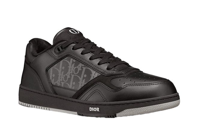 Dior B27 Low Black Dior Oblique Galaxy Leather Grey - Dubai Sneakers