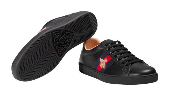 Gucci Ace Embroidered 'Black Bee' - Dubai Sneakers