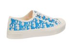 Dior Wmns Walk'N'Dior Embroidered Cotton Low 'Dior Oblique - Corn Flower' - Dubai Sneakers