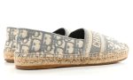 CHRISTIAN DIOR Oblique Embroidered Granville 15mm Espadrilles 37 Grey Stone - Dubai Sneakers