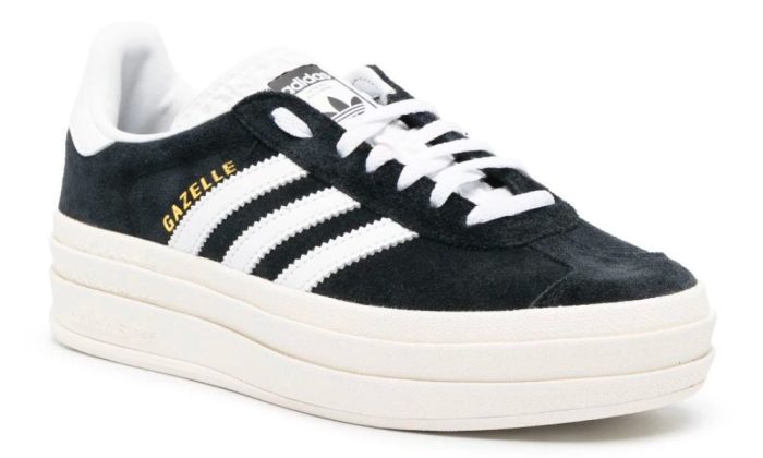 Adidas Gazelle Bold 'Black White' - Dubai Sneakers