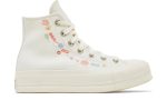 Converse Chuck Taylor All Star Lift Platform 'Embroidered Floral - Egret' - Dubai Sneakers