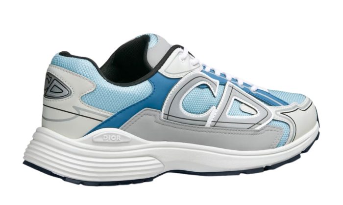 Dior B30 Light Blue Mesh and Blue, Gray and White Technical Fabric - Dubai Sneakers