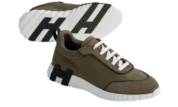 Hermes Bouncing sneaker "Green" - Dubai Sneakers