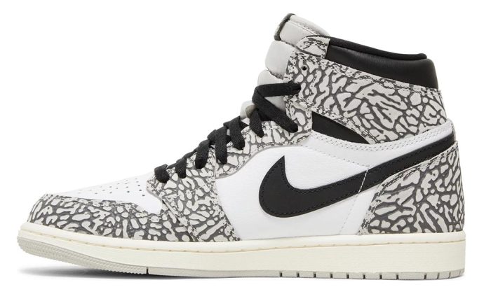 Air Jordan 1 Retro High OG 'White Cement' - Dubai Sneakers