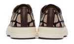 Valentino Garavani Beige & Black Totaloop Sneaker - Dubai Sneakers