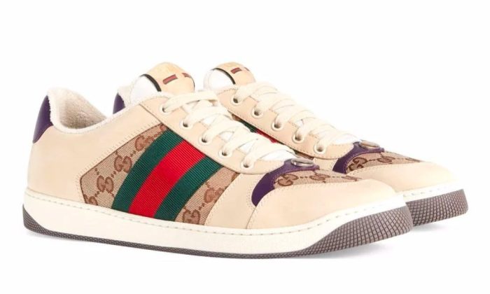 Gucci Screener 'GG Canvas - Beige' - Dubai Sneakers