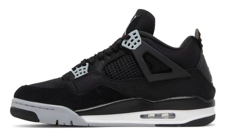 Nike Air Jordan 4 Retro 'Black Canvas' - Dubai Sneakers