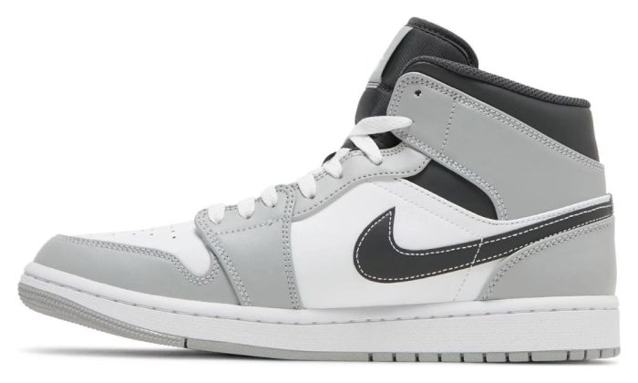 Air Jordan 1 Mid 'Light Smoke Grey' - Dubai Sneakers