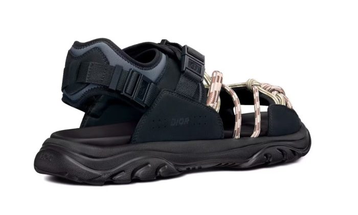 Dior H-Town Sandal 'Black' - Dubai Sneakers