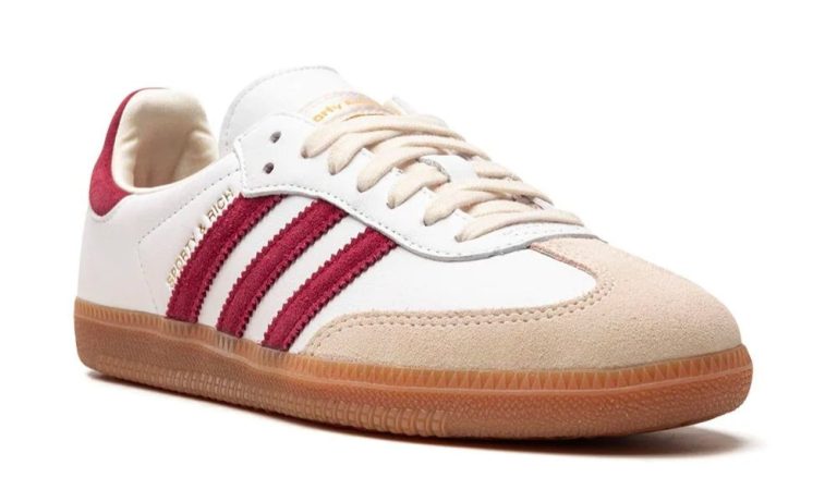 Sporty & Rich x Adidas Samba OG 'White Core Burgundy' - Dubai Sneakers