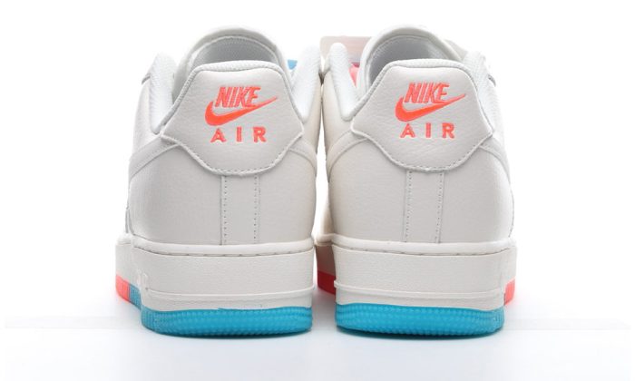 Nike Air Force 1 "07 Low White Blue Orange" - Dubai Sneakers