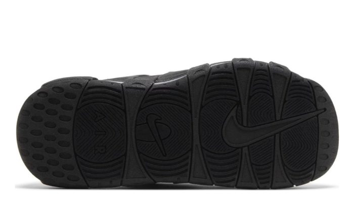 Air More Uptempo Slide ‘Black - Black Sole’ - Dubai Sneakers