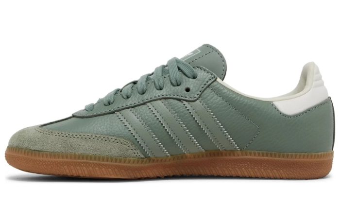 Adidas Samba OG 'Silver Green Gum' - Dubai Sneakers