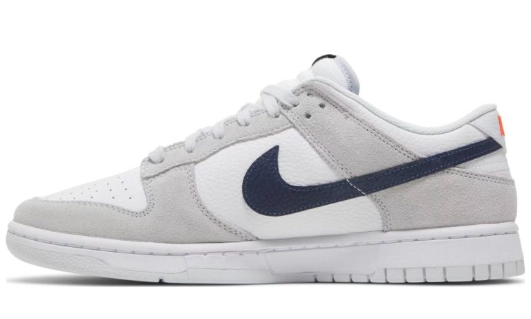 Nike Dunk Low 'Mini Swoosh - Football Grey Midnight Navy' - Dubai Sneakers