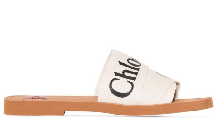 CHLOÉ Woody Slides Beige - Dubai Sneakers