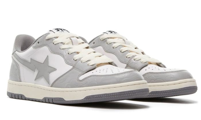 Bape Court Sta "Grey" - Dubai Sneakers