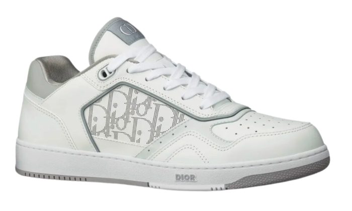 Dior B27 Low 'Dior Oblique Galaxy - White  Gray ' - Dubai Sneakers