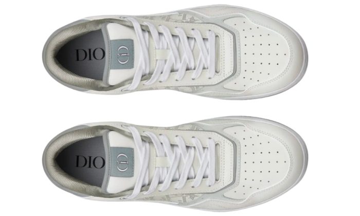 Dior B27 Low 'Dior Oblique Galaxy - White  Gray ' - Dubai Sneakers