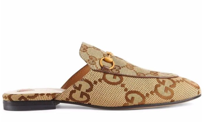 Gucci Princetown monogram mules - Dubai Sneakers