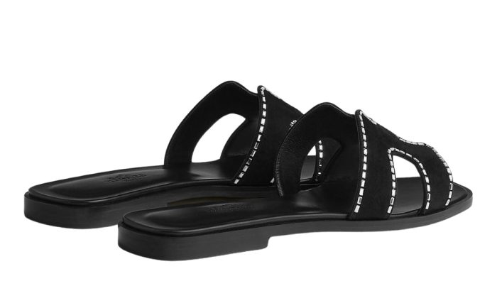 HERMES Oran Sandal "Black" - Dubai Sneakers