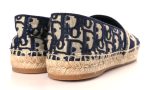 CHRISTIAN DIOR Oblique Embroidered Granville 15mm Espadrilles 38.5 Deep Blue - Dubai Sneakers