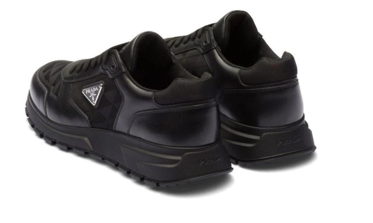 Prada Leather and Re-Nylon 'Black' - Dubai Sneakers