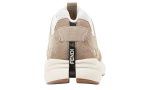 Fendi faster training shoes Beige nubuck leather low-top shoes - Dubai Sneakers