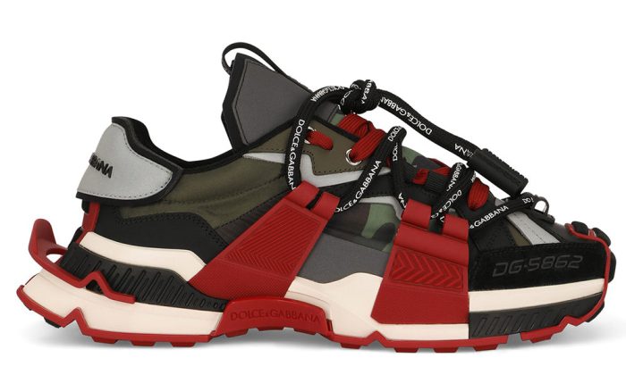 Dolce & Gabbana Space panelled low-top sneakers - Dubai Sneakers