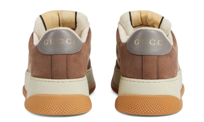 Gucci Screener GG Supreme sneakers 'brown' - Dubai Sneakers