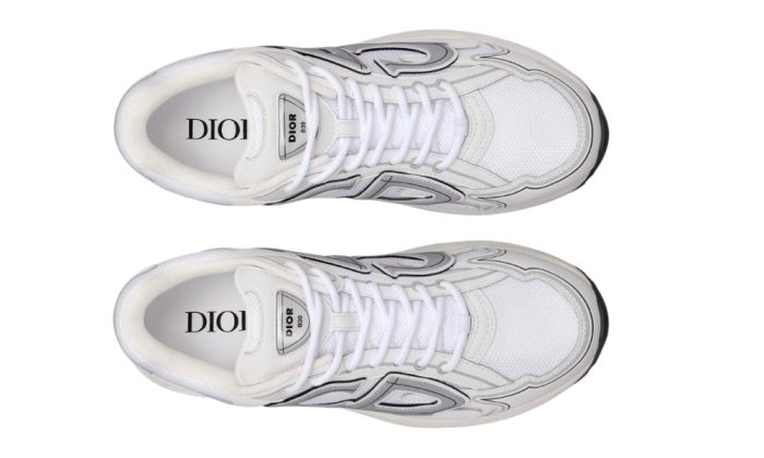 Dior B30 White Mesh And Technical Fabric Low Top Sneakers - Dubai Sneakers