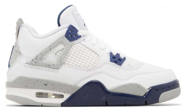 Nike Air Jordan 4 Retro GS 'Midnight Navy' - Dubai Sneakers