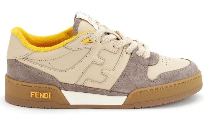 Fendi Match Low Top Sneaker "Giallo" - Dubai Sneakers