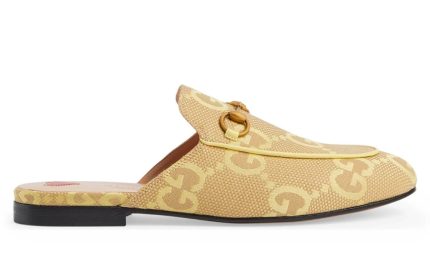 Gucci Jumbo GG Princetown Slipper 'Yellow' - Dubai Sneakers