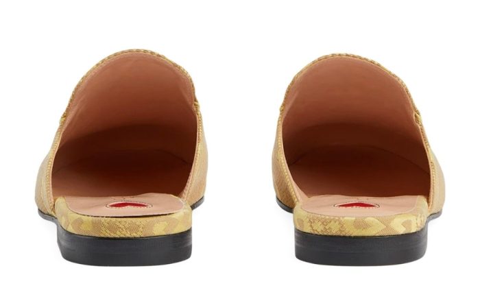 Gucci Jumbo GG Princetown Slipper 'Yellow' - Dubai Sneakers