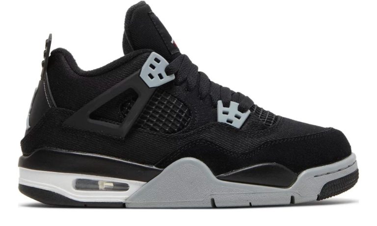 Nike Air Jordan 4 Retro 'Black Canvas' - Dubai Sneakers