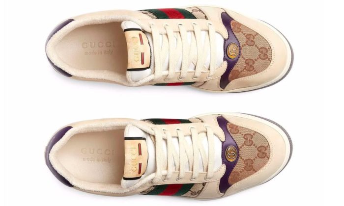 Gucci Screener 'GG Canvas - Beige' - Dubai Sneakers