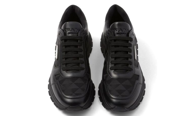 Prada Leather and Re-Nylon 'Black' - Dubai Sneakers